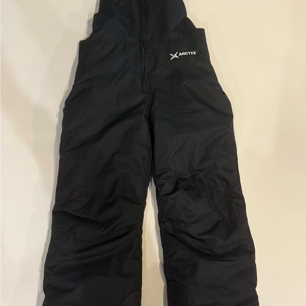 Arctix Kids Black Insulated snow bibs